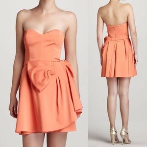 Erin Fetherston Strapless Bow Waist Dress